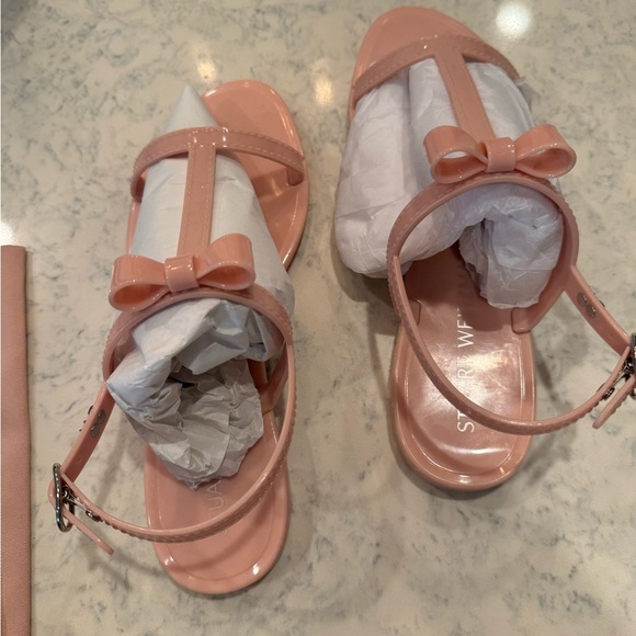 Stuart Weitzman Mellie Bow Jelly Flat size 8 brand new - Picture 7 of 9